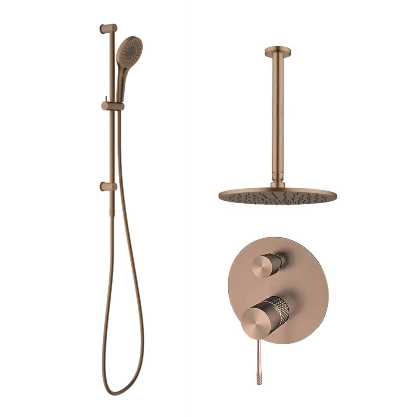 Owen & Finch Opal Inbouw Doucheset Compleet Brushed Satin Bronze PVD