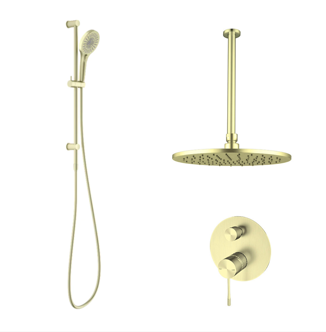 Owen & Finch Opal Inbouw Doucheset Compleet Brushed Gold PVD