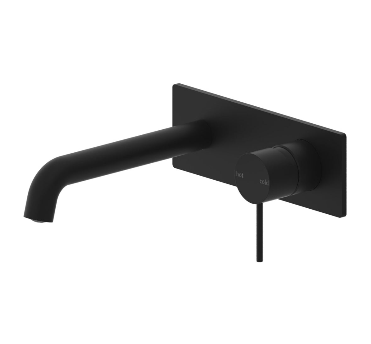 Owen & Finch Mecca 2-Gats Inbouw Wastafelmengkraan Met Achterplaat Matte Black