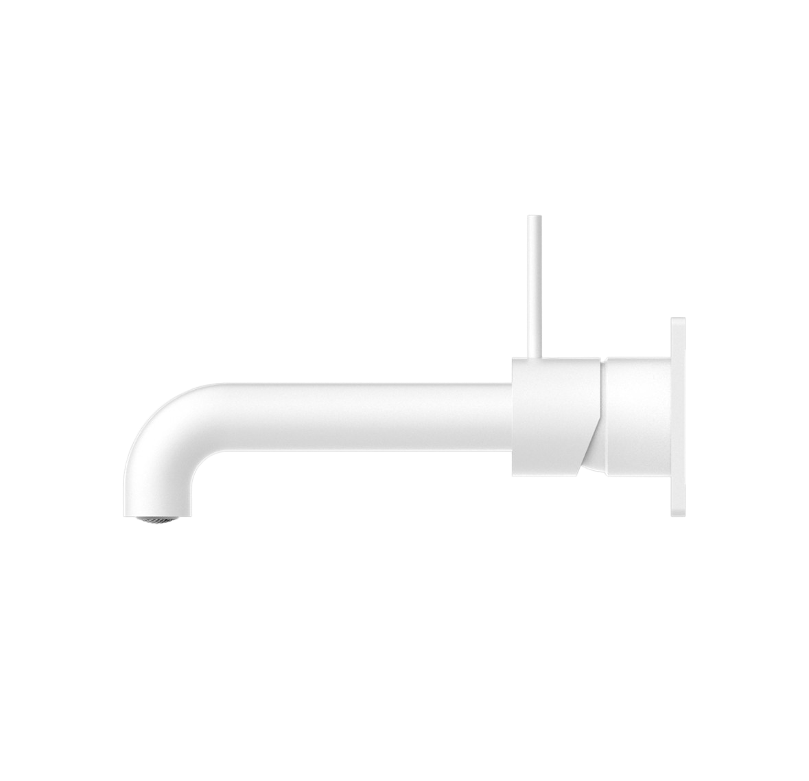Owen & Finch Mecca 2-Gats Inbouw Wastafelmengkraan Met Achterplaat Matte White