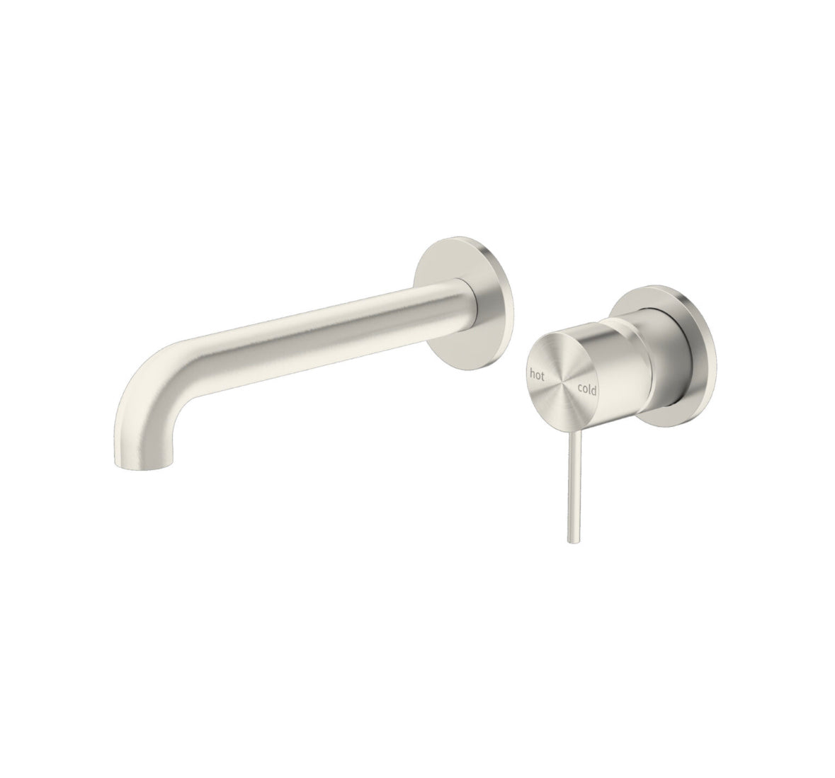 Owen & Finch Mecca 2-Gats Inbouw Wastafelmengkraan Brushed Nickel