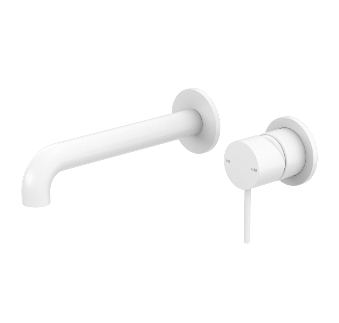 Owen & Finch Mecca 2-Gats Inbouw Wastafelmengkraan Matte White