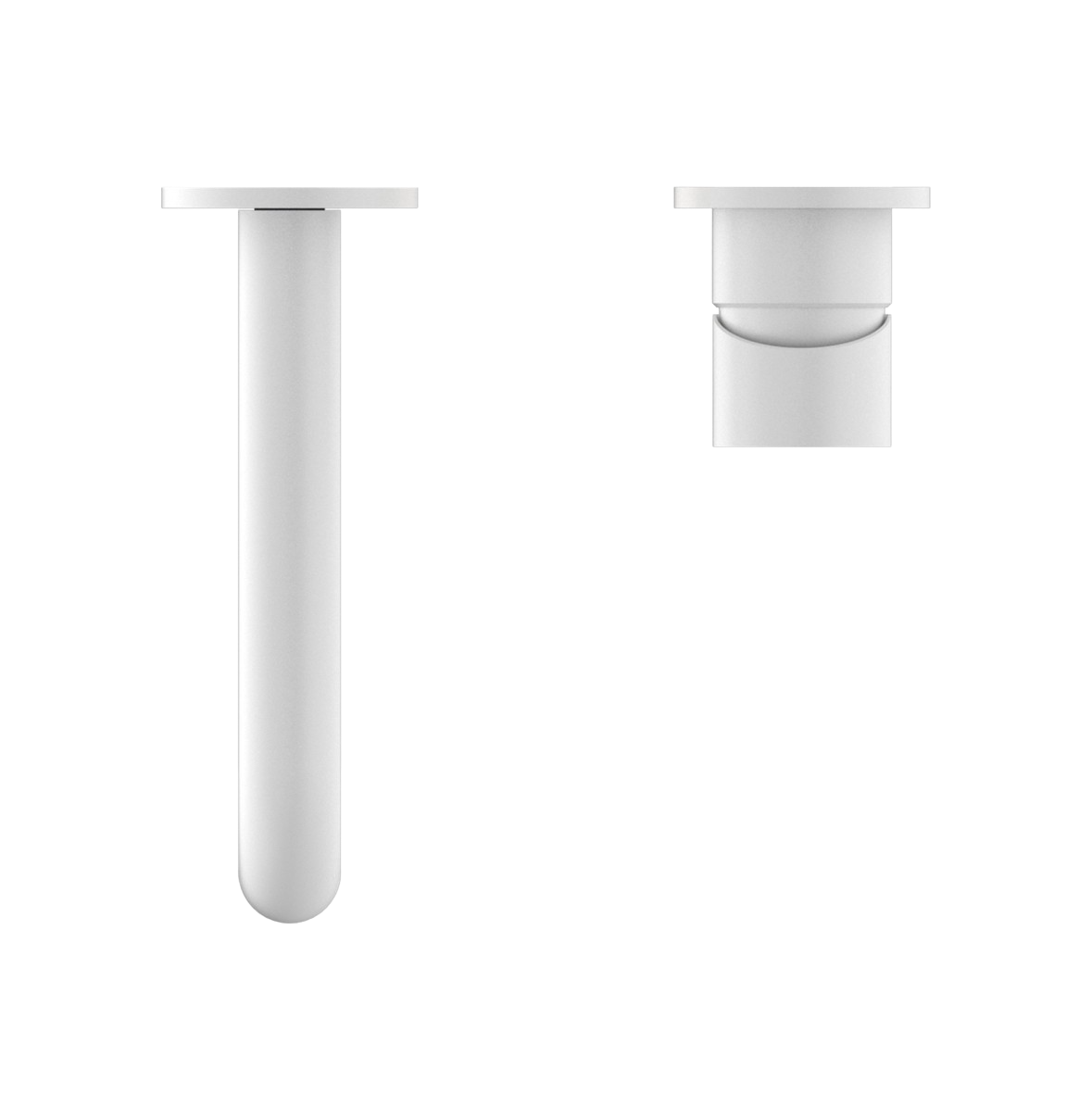 Owen & Finch Mecca 2-Gats Inbouw Wastafelmengkraan Matte White