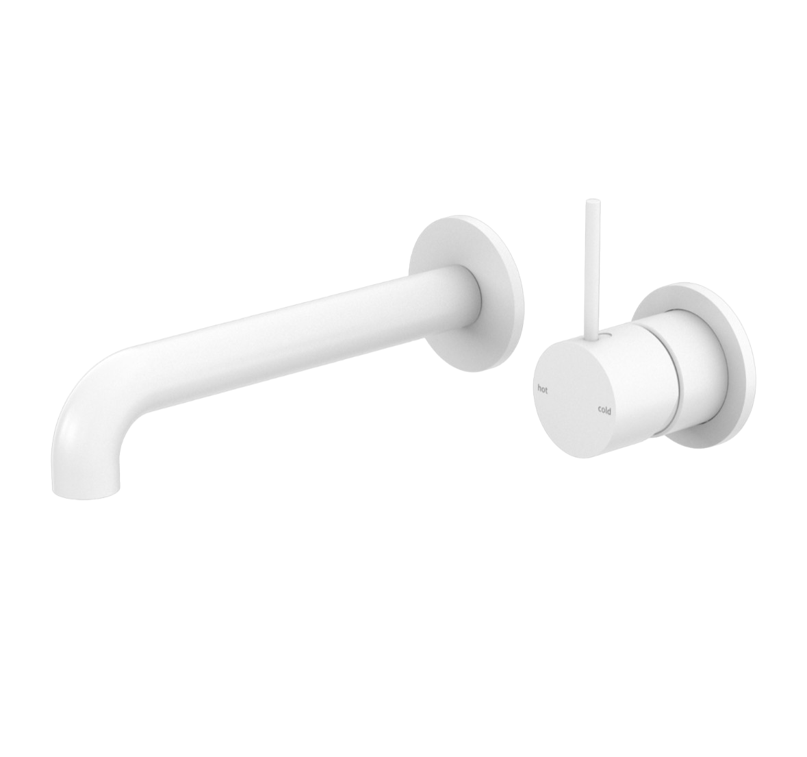 Owen & Finch Mecca 2-Gats Inbouw Wastafelmengkraan Matte White