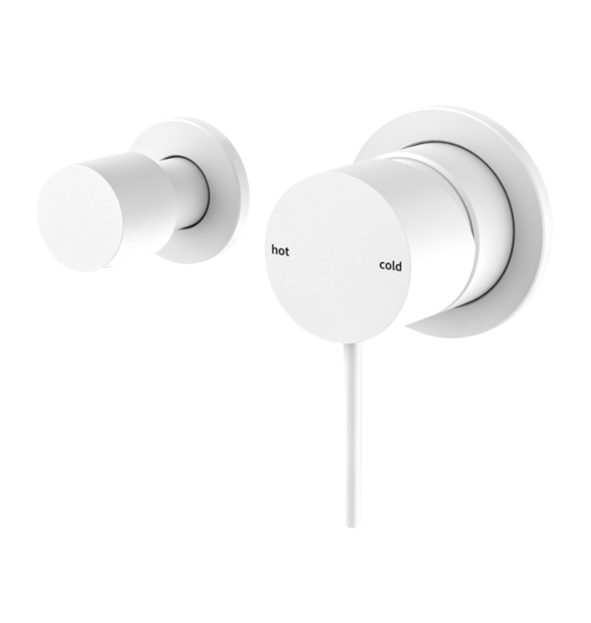Owen & Finch Mecca 2-Gats Inbouw Douche - Badmengkraan Met Horizontale Omstelling Matte White