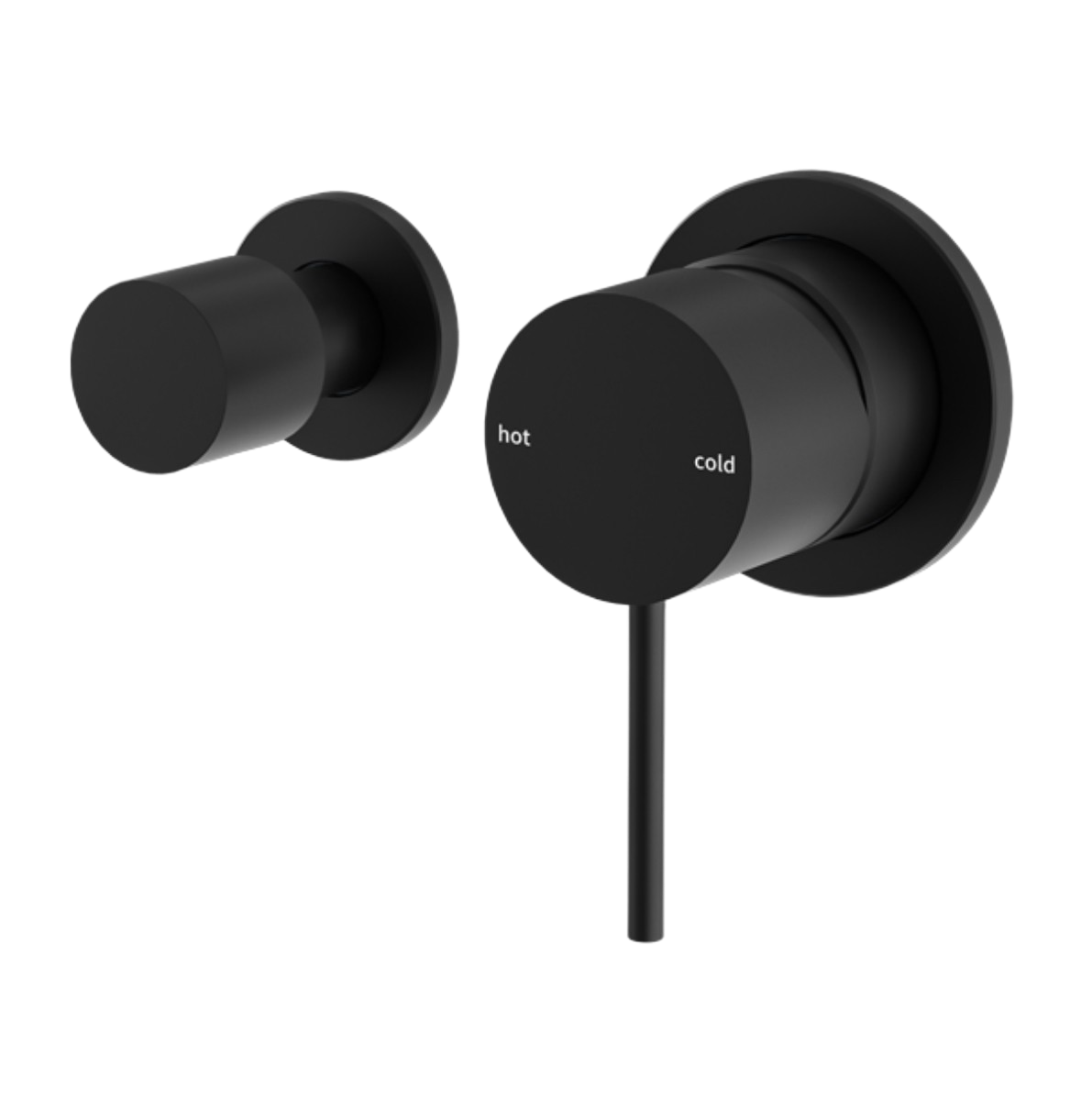 Owen & Finch Mecca 2-Gats Inbouw Douche - Badmengkraan Met Horizontale Omstelling Matte Black
