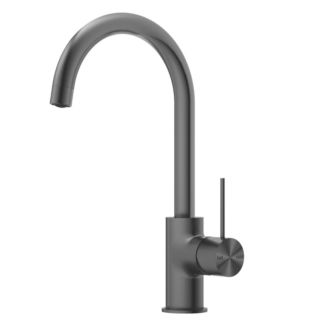 Owen & Finch Mecca 1-Gats Keukenmengkraan Brushed Gun Metal PVD