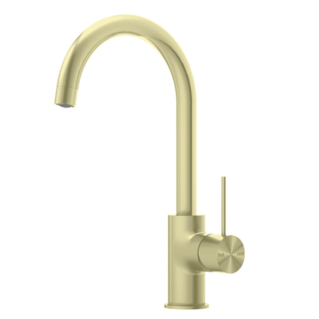 Owen & Finch Mecca 1-Gats Keukenmengkraan Brushed Champagne Gold PVD