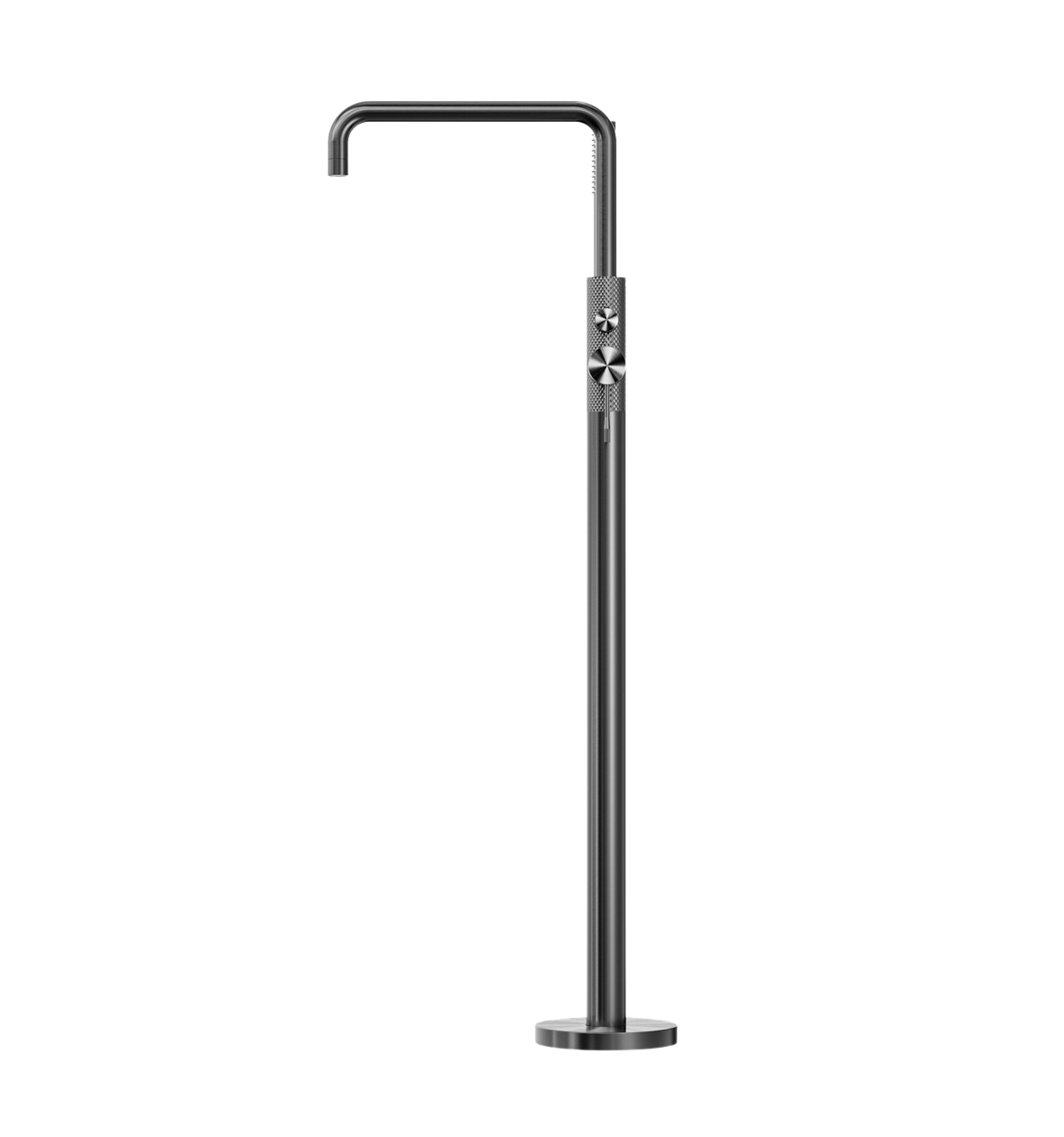 Owen & Finch Vrijstaande Badmengkraan Met Handdouche Brushed Graphite PVD (OF251903aGR)