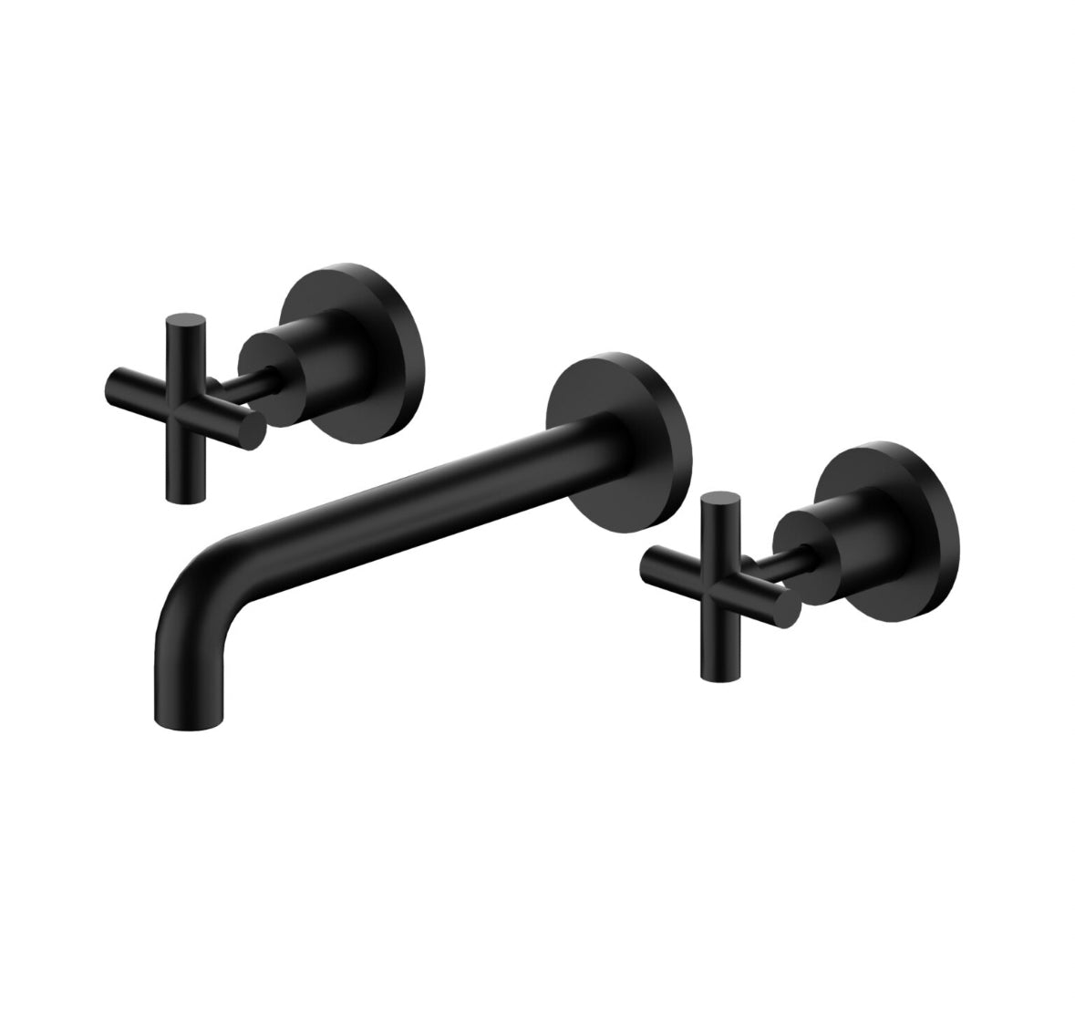 Owen & Finch X-Plus Inbouw Wastafelmengkraan 3-Gats Matte Black