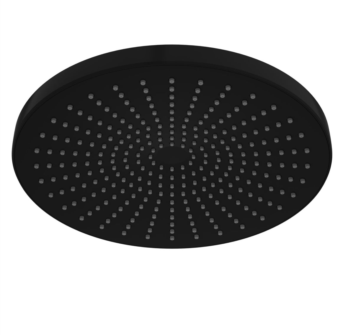 Owen & Finch Mecca Douchekop Matte Black 250mm