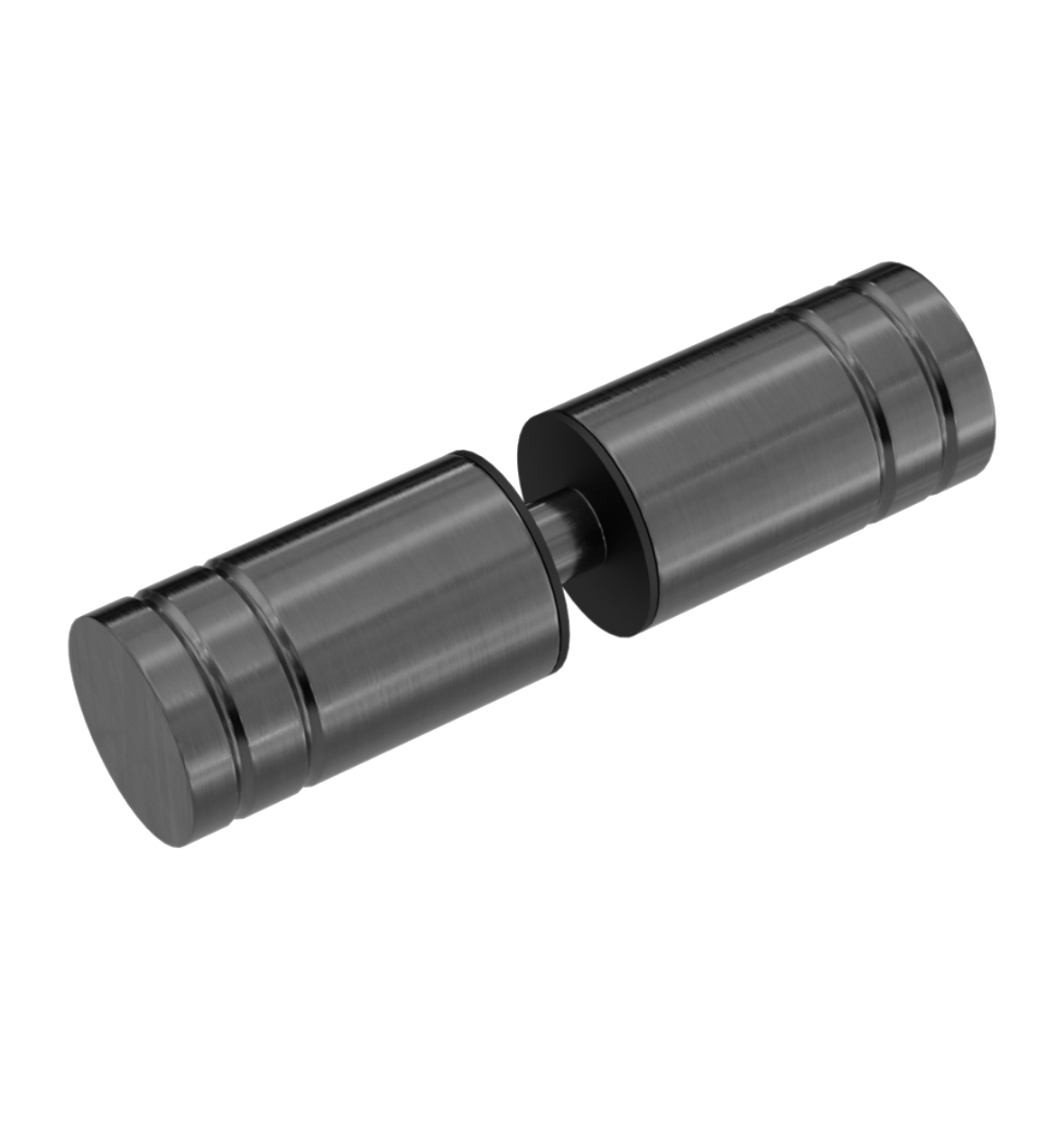 Owen & Finch Glasbeslag Deurknop Brushed Gun Metal PVD