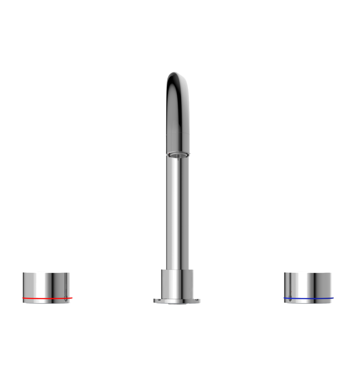 Owen & Finch Kara 3-Gats Inbouw Wastafelmengkraan Chrome