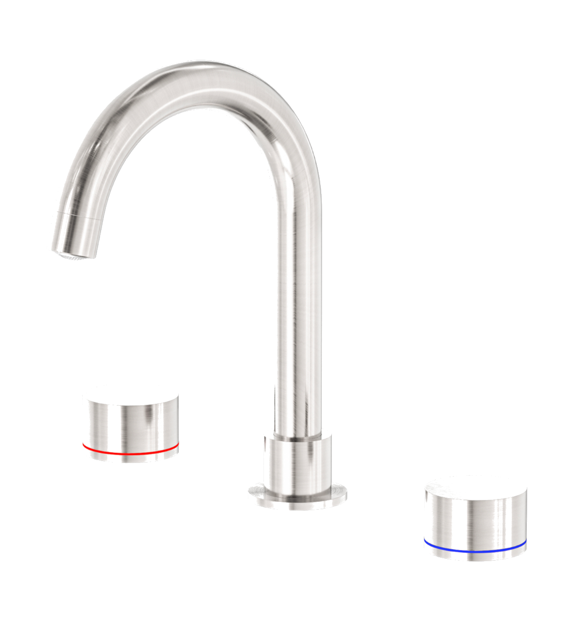 Owen & Finch Kara 3-Gats Inbouw Wastafelmengkraan Brushed Nickel