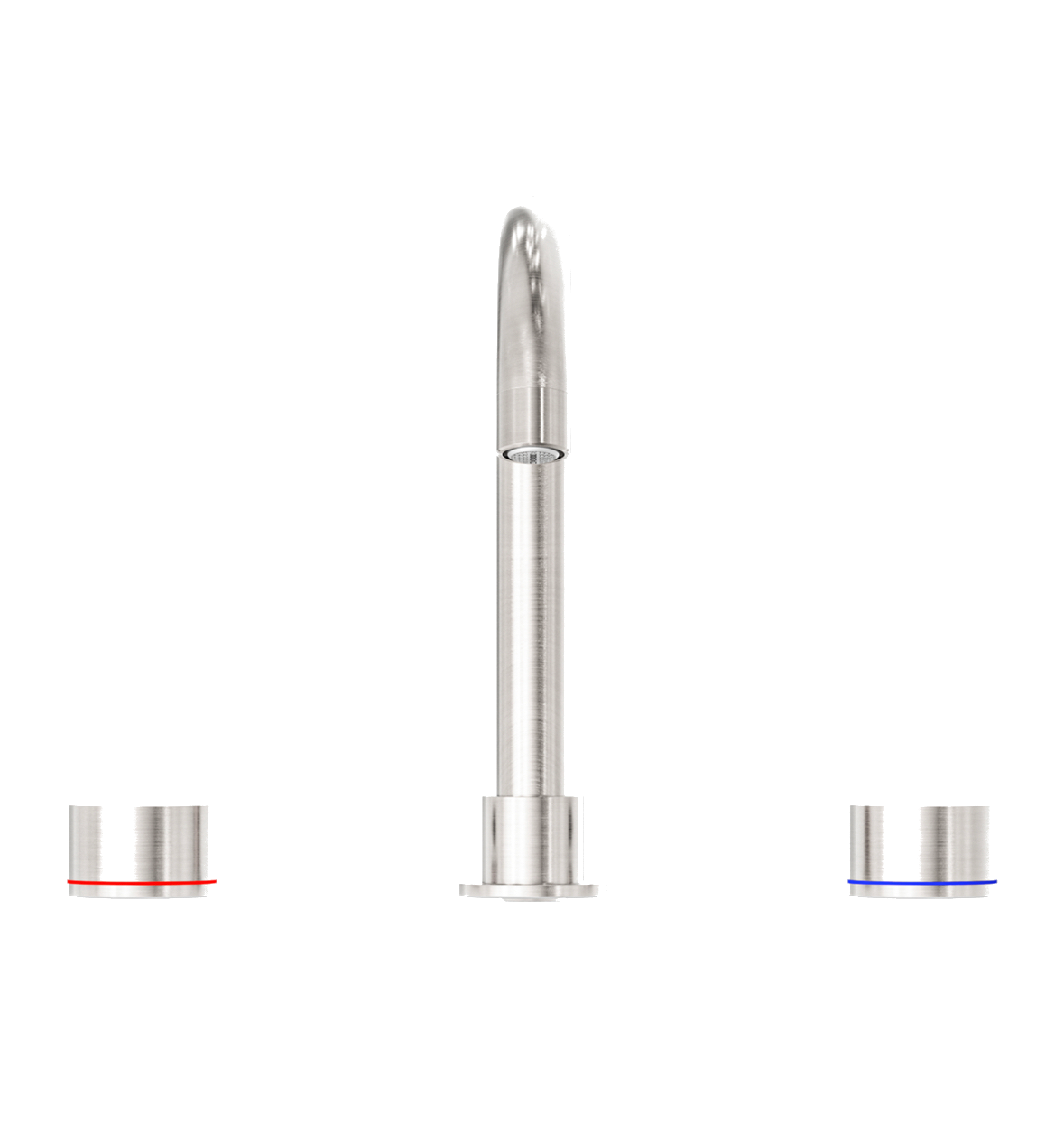 Owen & Finch Kara 3-Gats Inbouw Wastafelmengkraan Brushed Nickel
