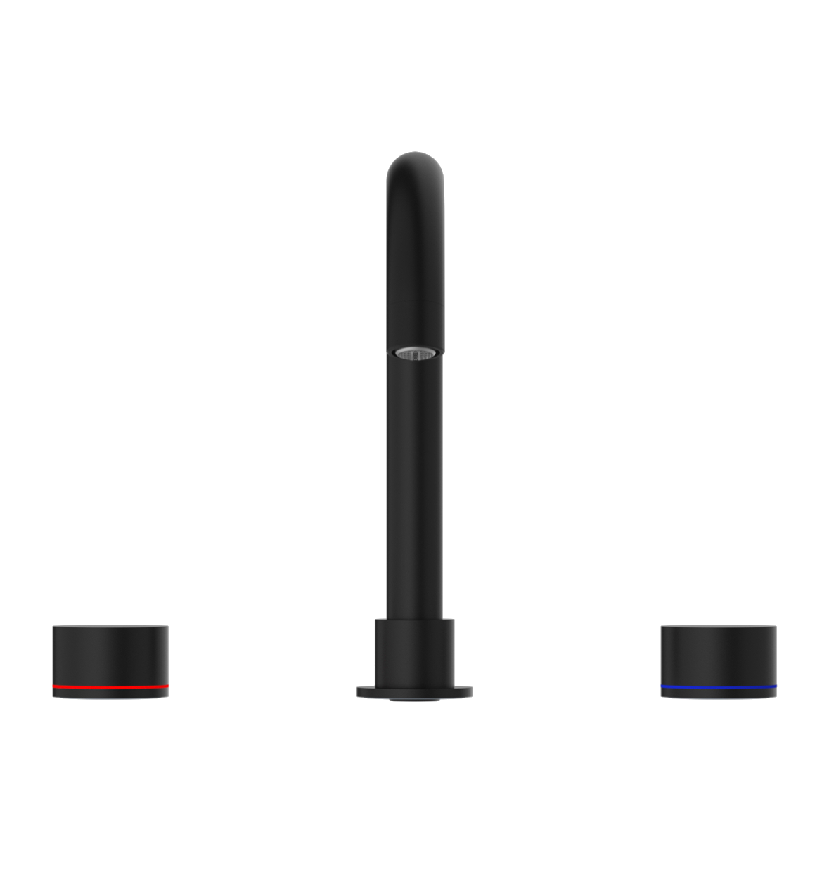 Owen & Finch Kara 3-Gats Inbouw Wastafelmengkraan Matte Black