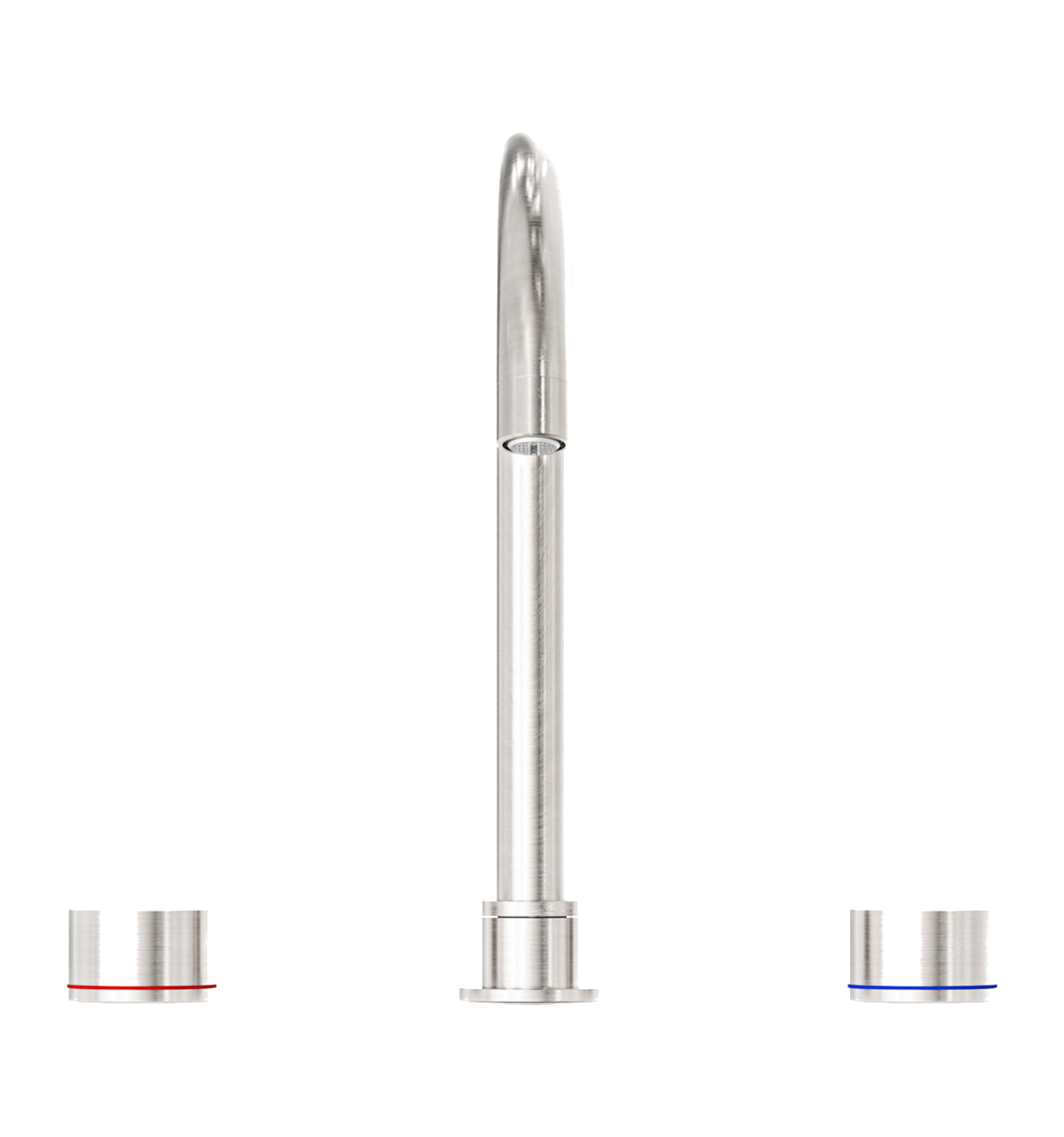 Owen & Finch Kara 3-Gats Inbouw Keukenmengkraan Brushed Nickel