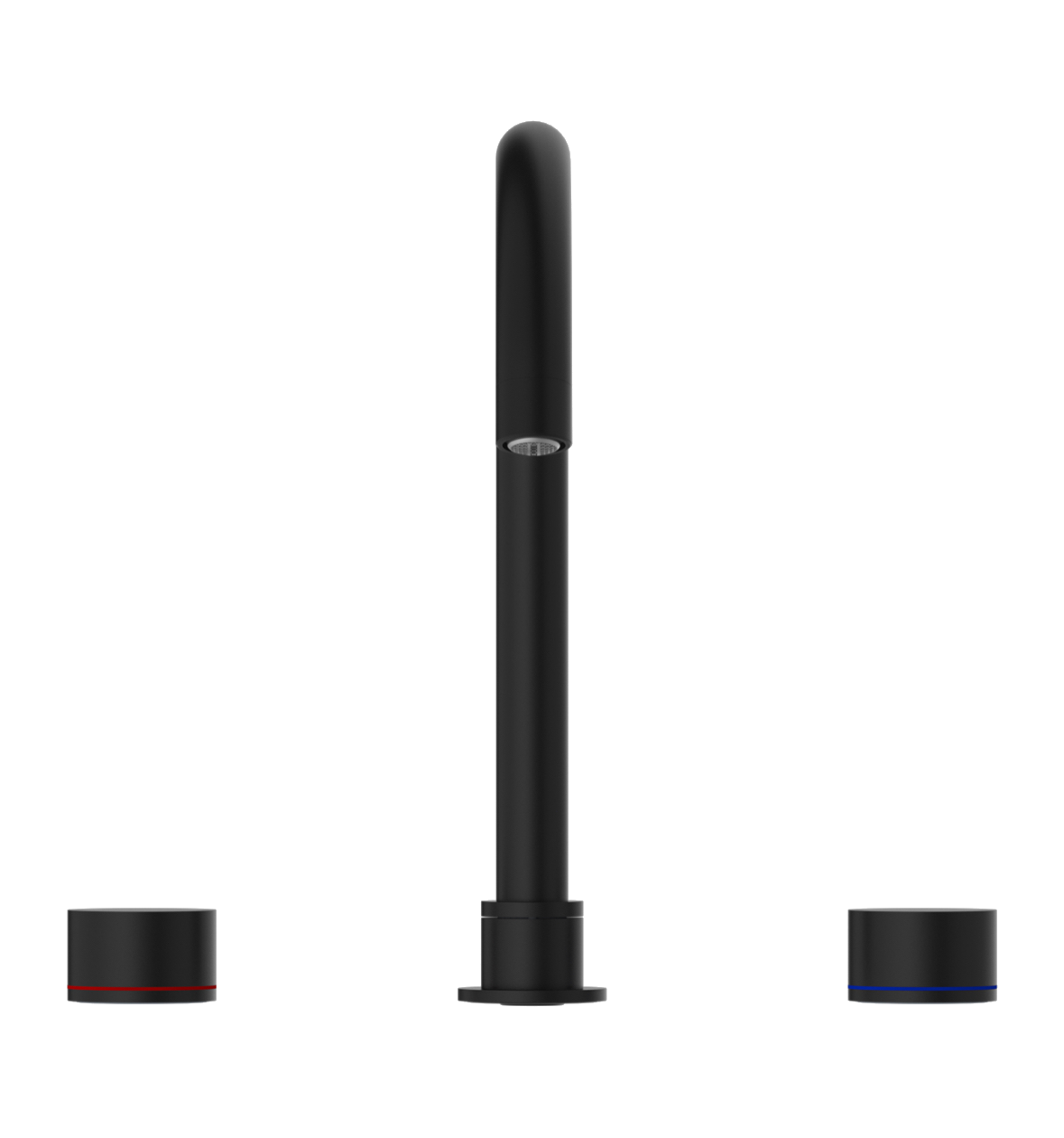 Owen & Finch Kara 3-Gats Inbouw Keukenmengkraan Matte Black