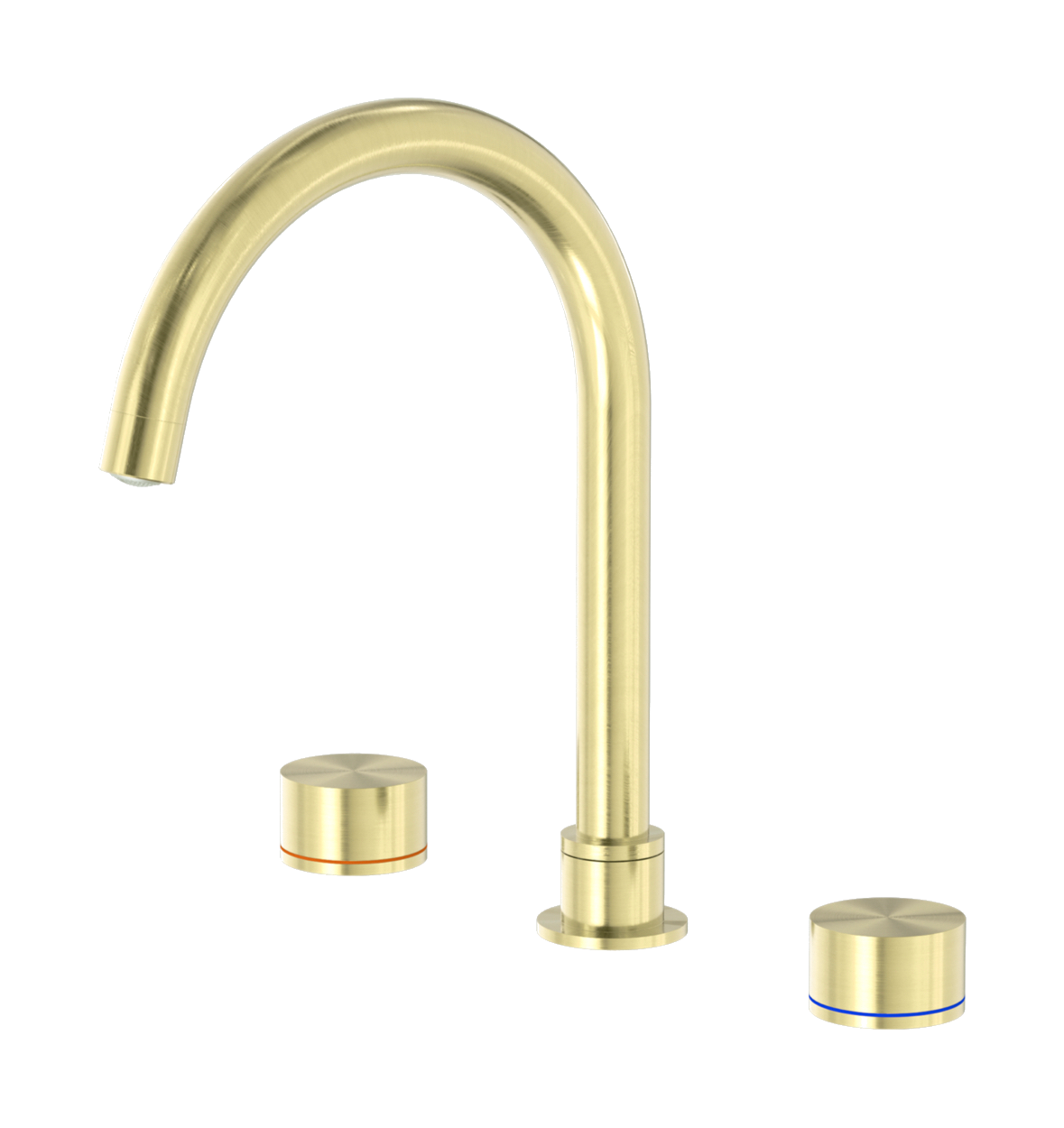 Owen & Finch Kara 3-Gats Inbouw Keukenmengkraan Brushed Champagne Gold PVD