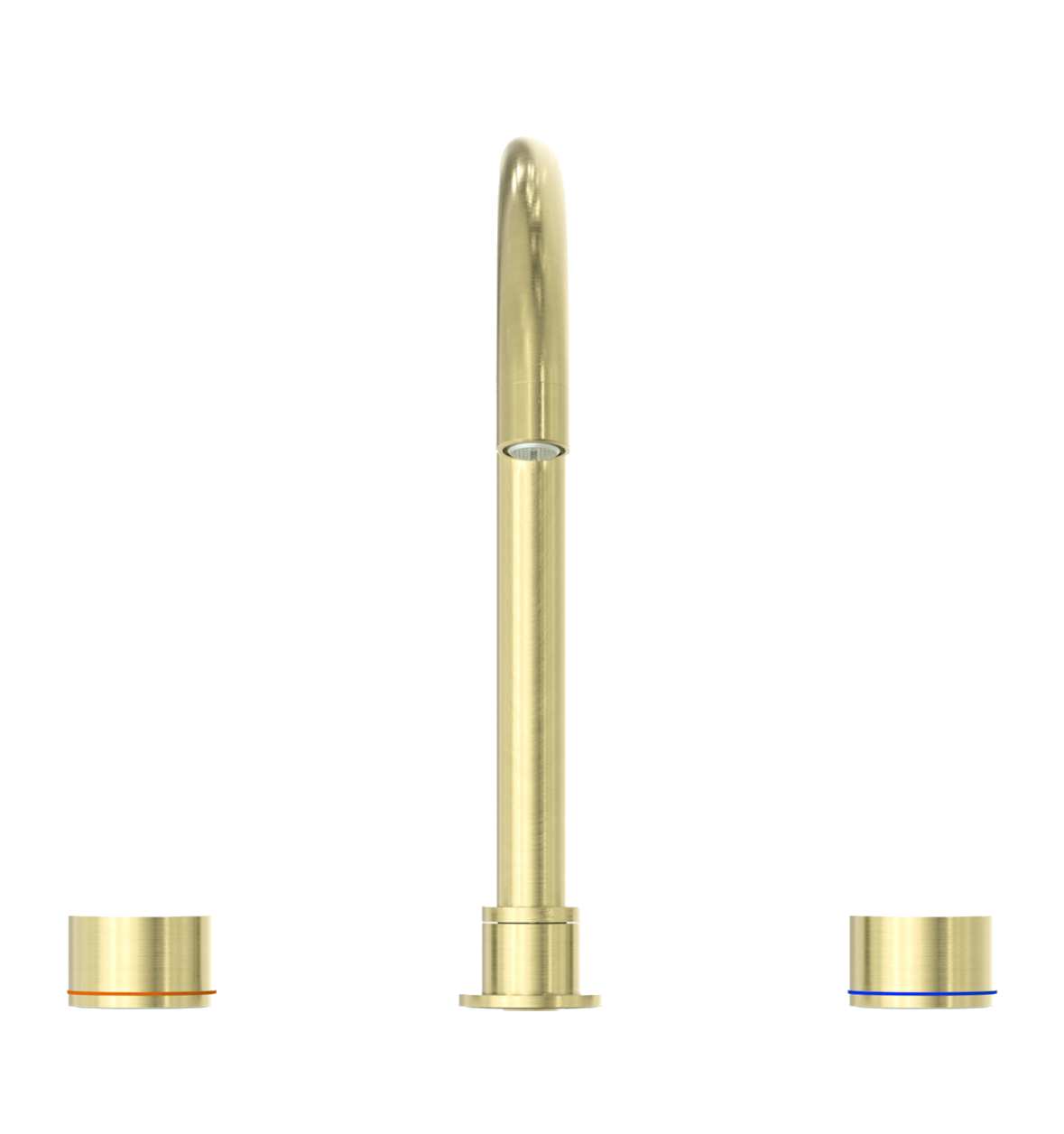 Owen & Finch Kara 3-Gats Inbouw Keukenmengkraan Brushed Champagne Gold PVD
