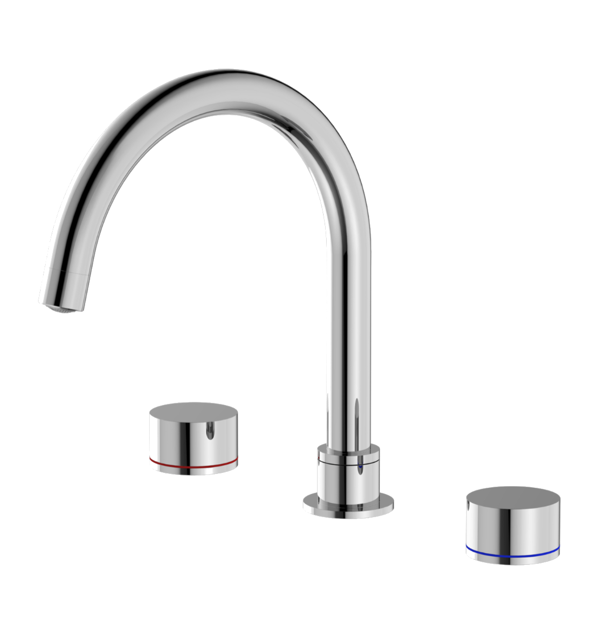 Owen & Finch Kara 3-Gats Inbouw Badmengkraan Chrome