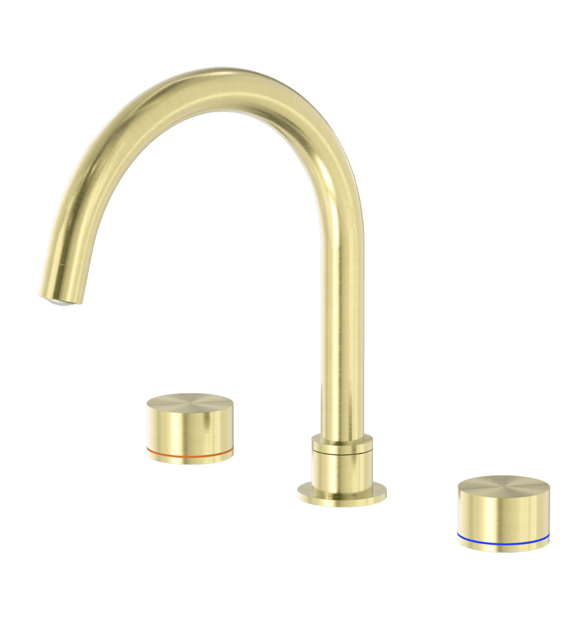Owen & Finch Kara 3-Gats Inbouw Badmengkraan Brushed Champagne Gold PVD