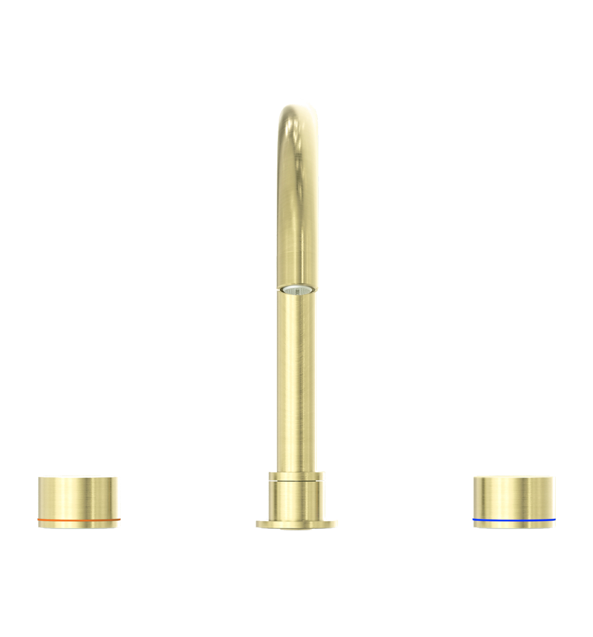 Owen & Finch Kara 3-Gats Inbouw Badmengkraan Brushed Champagne Gold PVD