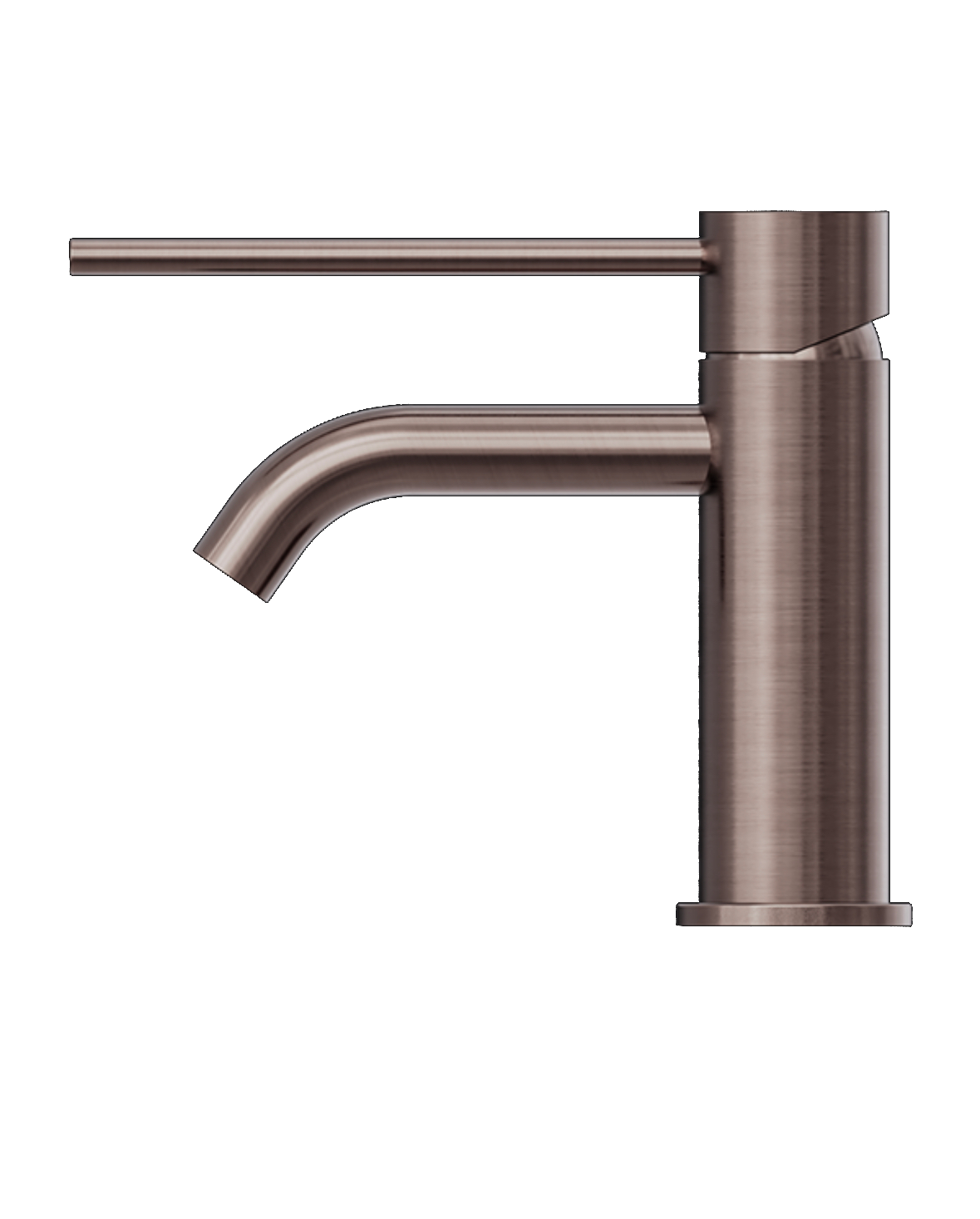 Owen & Finch Mecca Care Wastafelmengkraan 1-Gats Laag Model Brushed Satin Bronze PVD