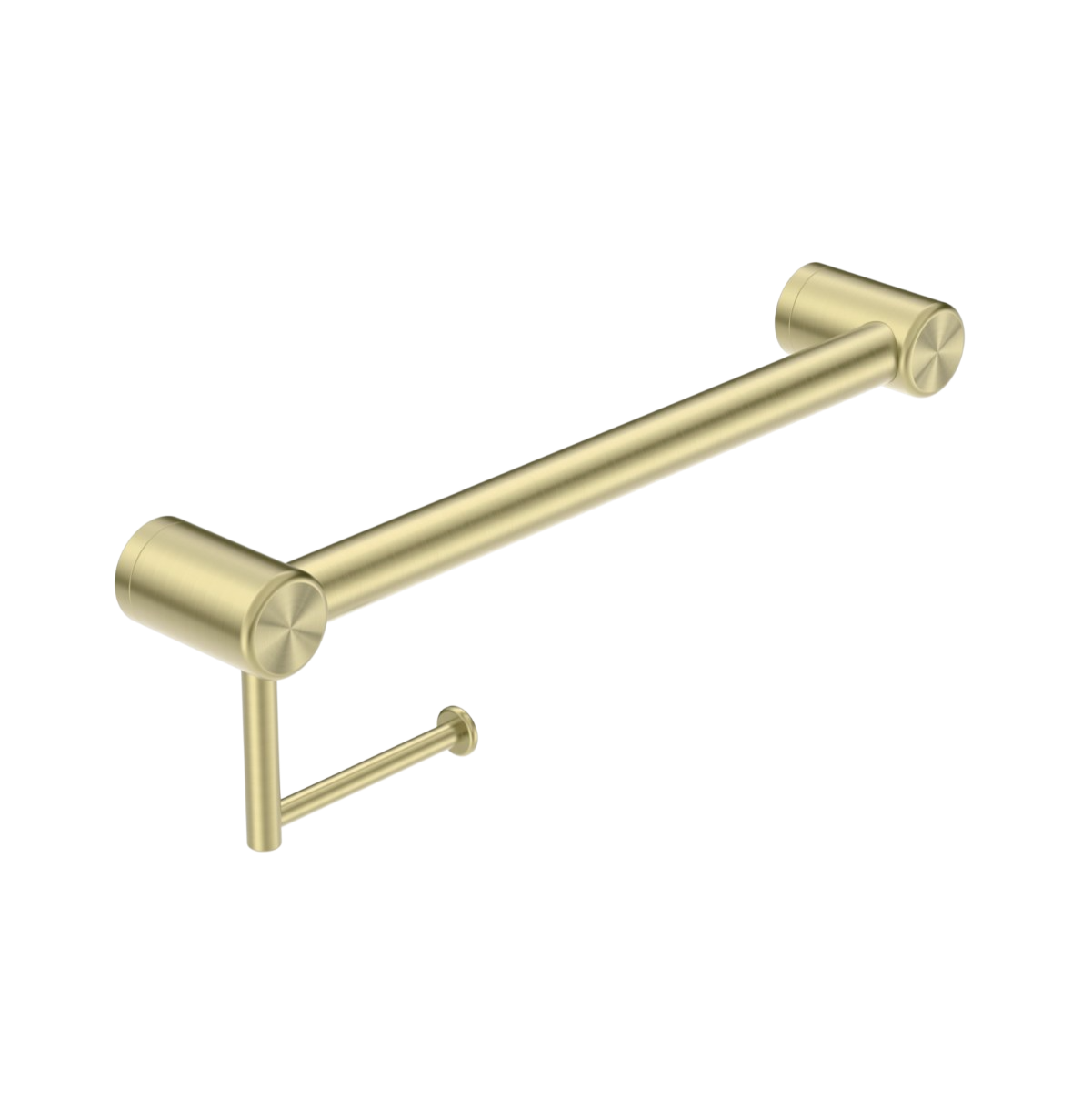 Owen & Finch Mecca Care Toiletrolhouder Met Handgreep Brushed Champagne Gold PVD