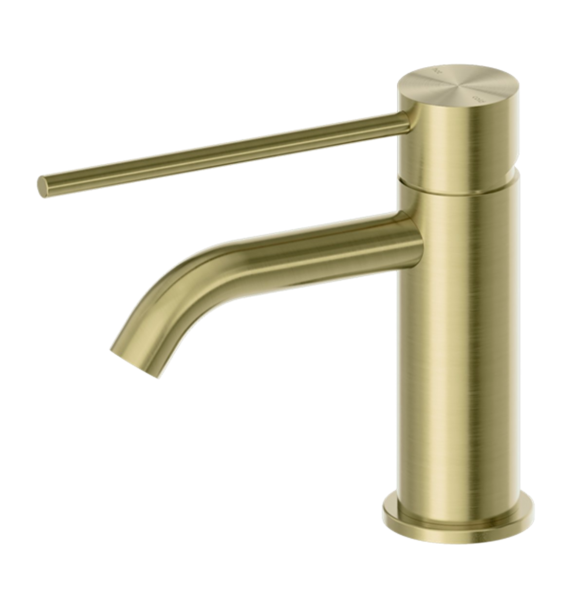 Owen & Finch Mecca Care Wastafelmengkraan 1-Gats Laag Model Brushed Champagne Gold PVD