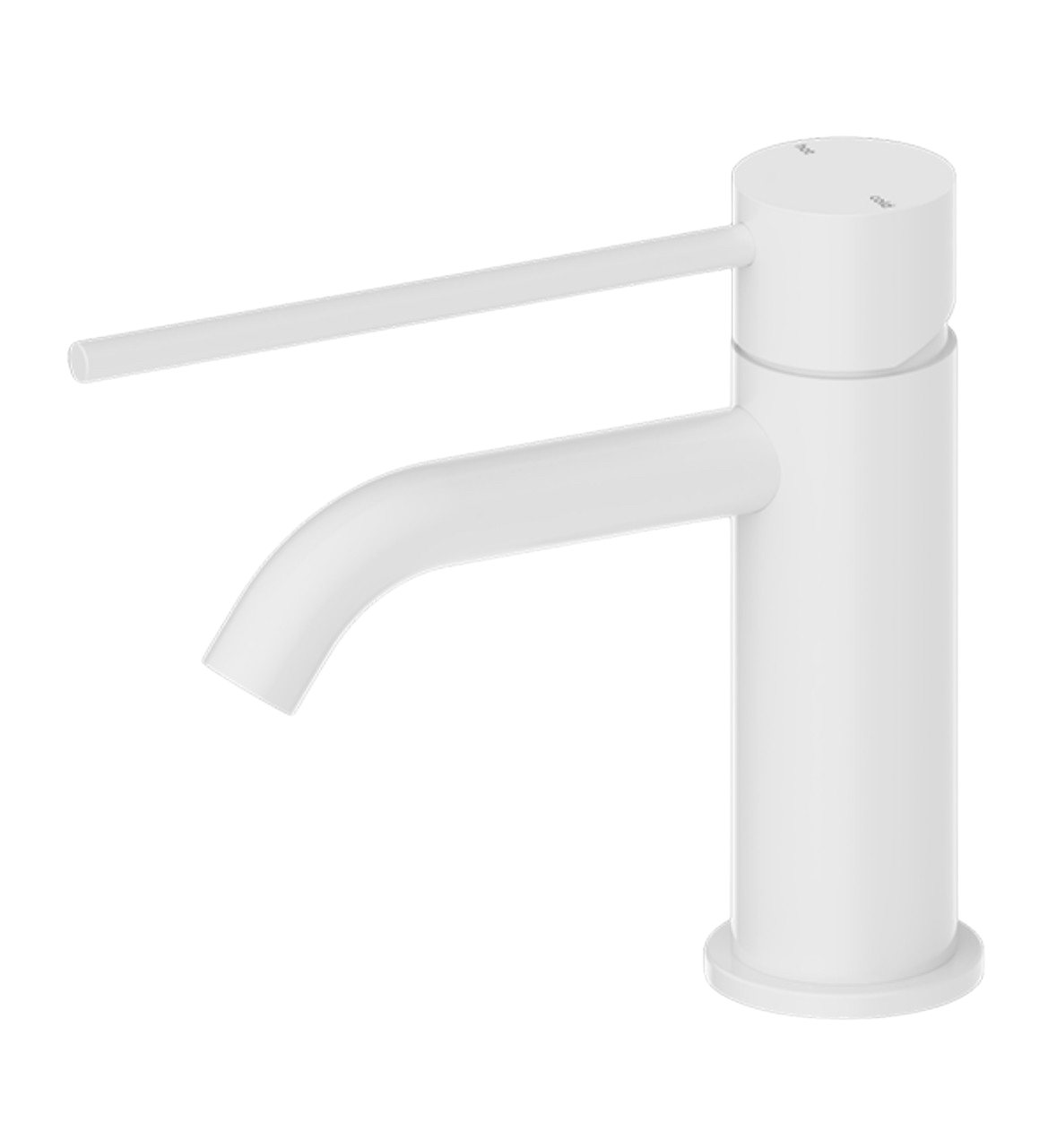 Owen & Finch Mecca Care Wastafelmengkraan 1-Gats Laag Model Matte White