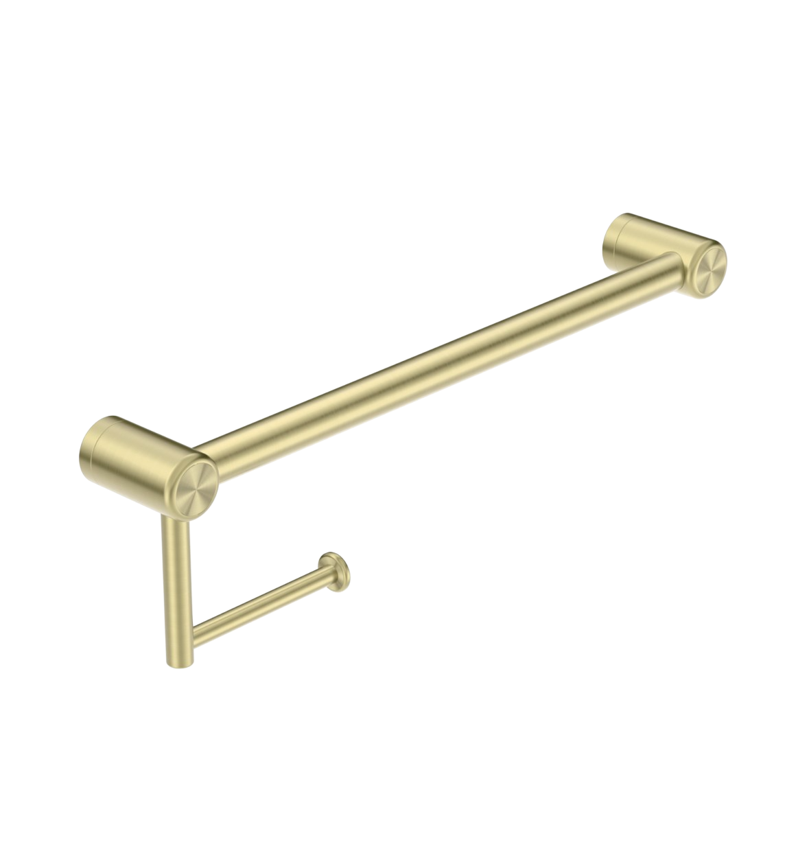 Owen & Finch Mecca Care Toiletrolhouder Met Handgreep Brushed Champagne Gold PVD