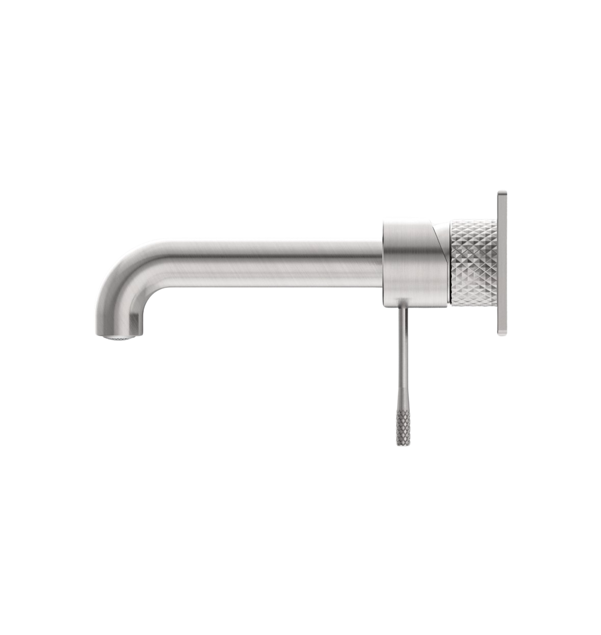 Owen & Finch Opal 2-Gats Inbouw Wastafelmengkraan Met Achterplaat Brushed Nickel PVD