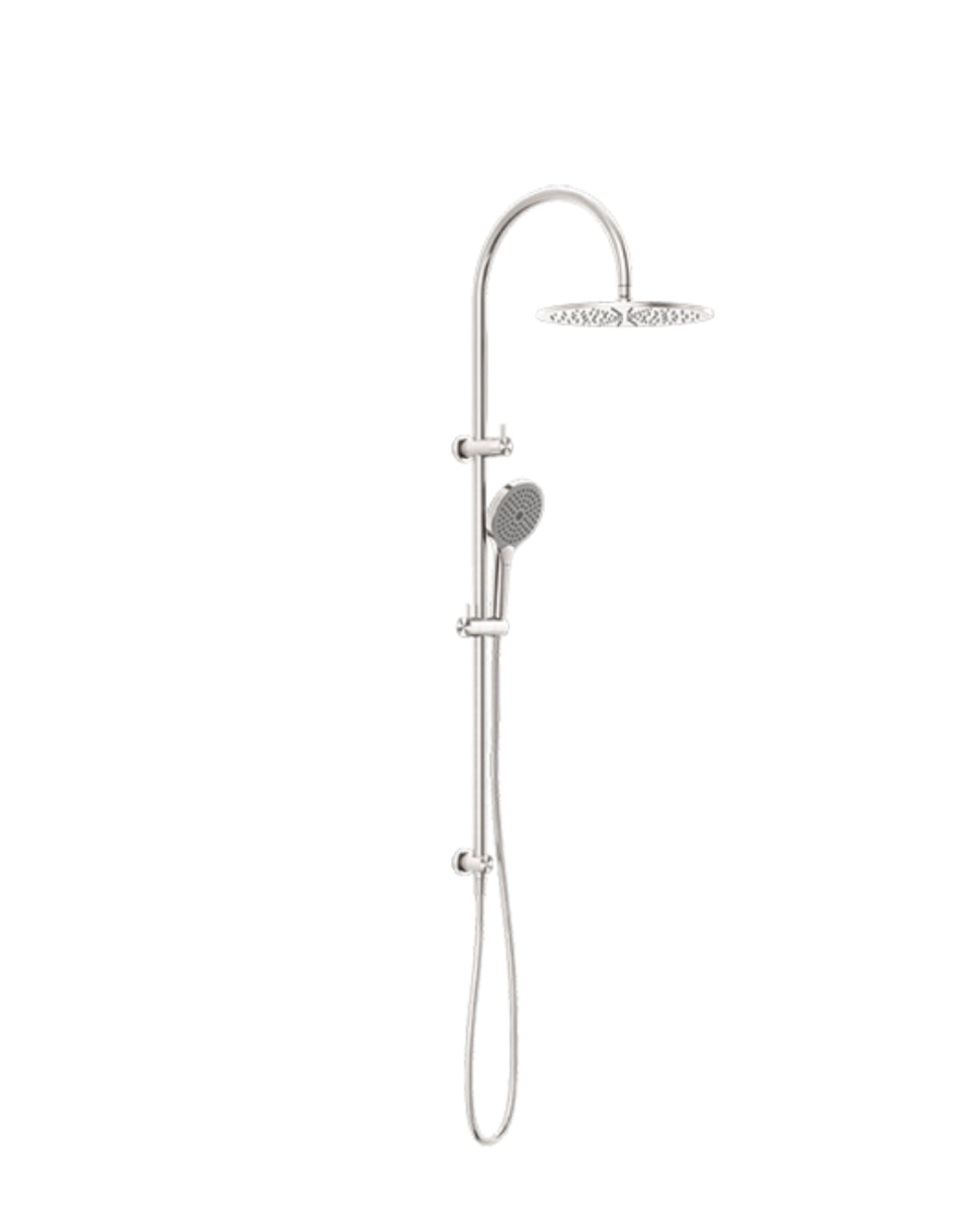 Owen & Finch Opal Air Shower Complete Doucheset Brushed Nickel Met Mengkraan