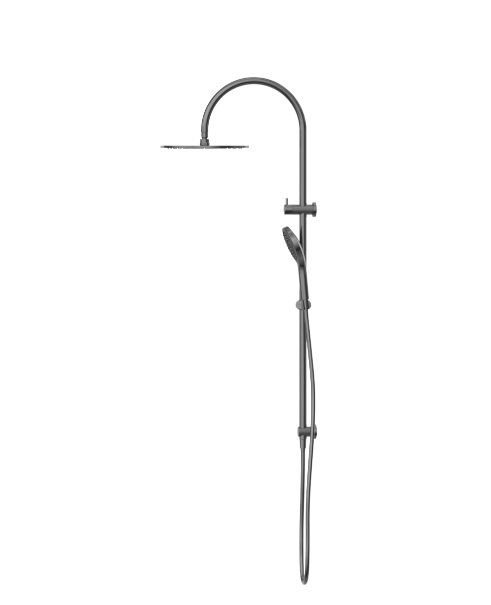 Owen & Finch Opal Air Shower Complete Doucheset Brushed Graphite Met Mengkraan