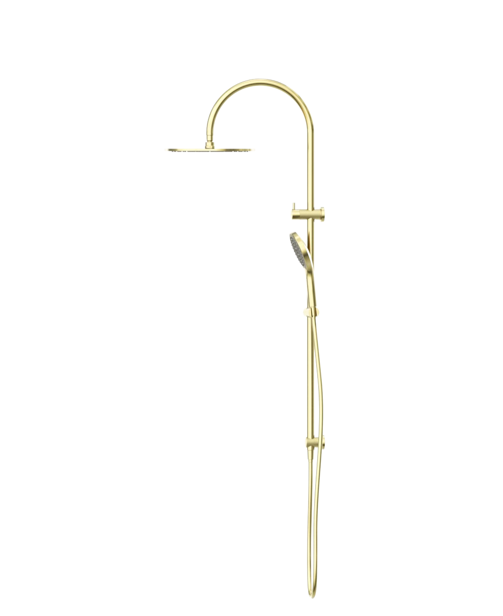 Owen & Finch Opal Air Shower Complete Doucheset Brushed Champagne Gold Met Mengkraan
