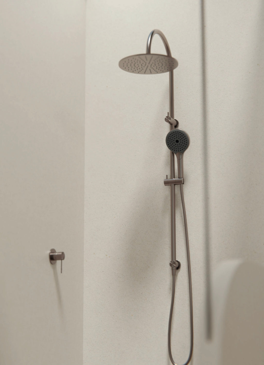 Owen & Finch Opal Air Shower Complete Doucheset Brushed Champagne Gold Met Mengkraan