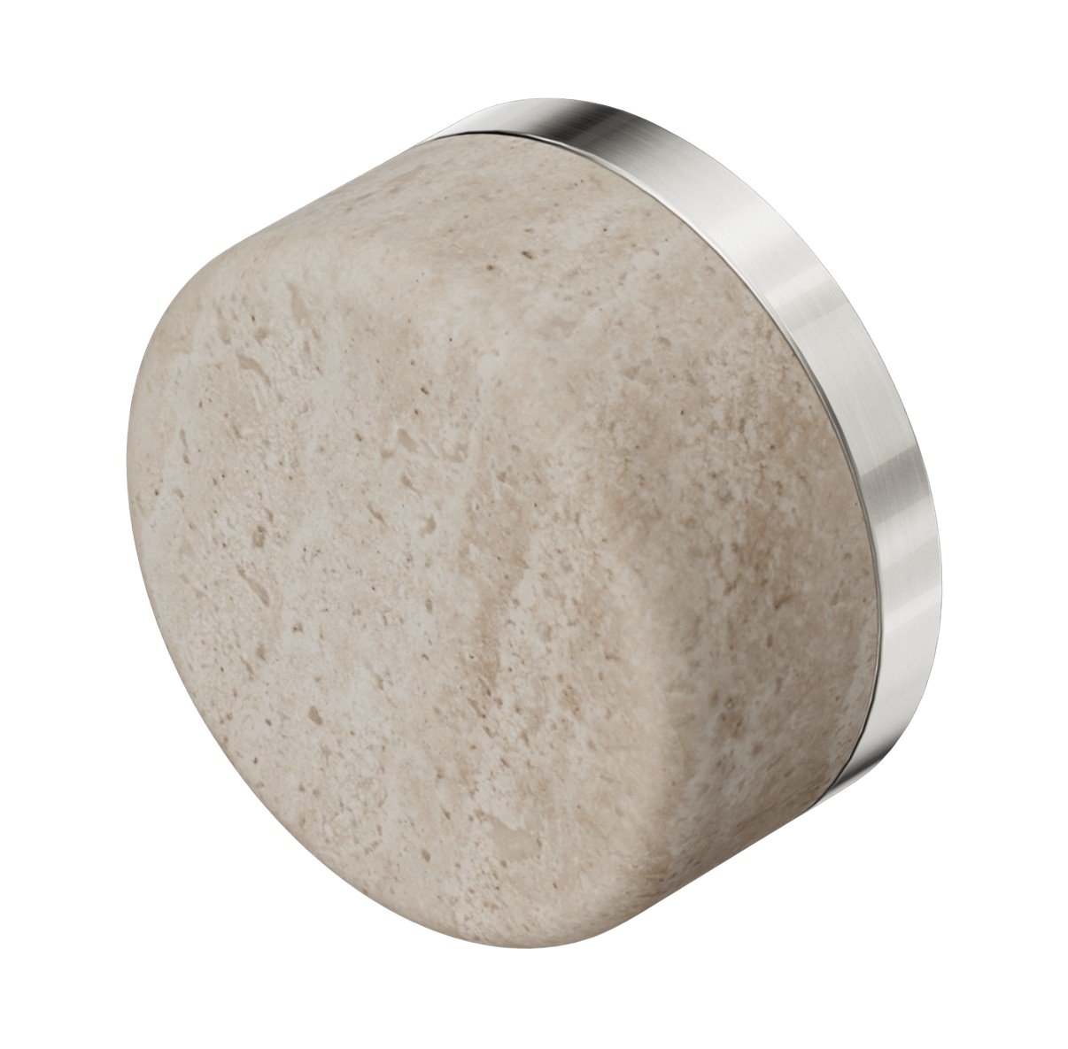 Owen & Finch 2-gats Progressive Inbouw Hoge Wastafelmengkraan Marmeren Greep Brushed Nickel