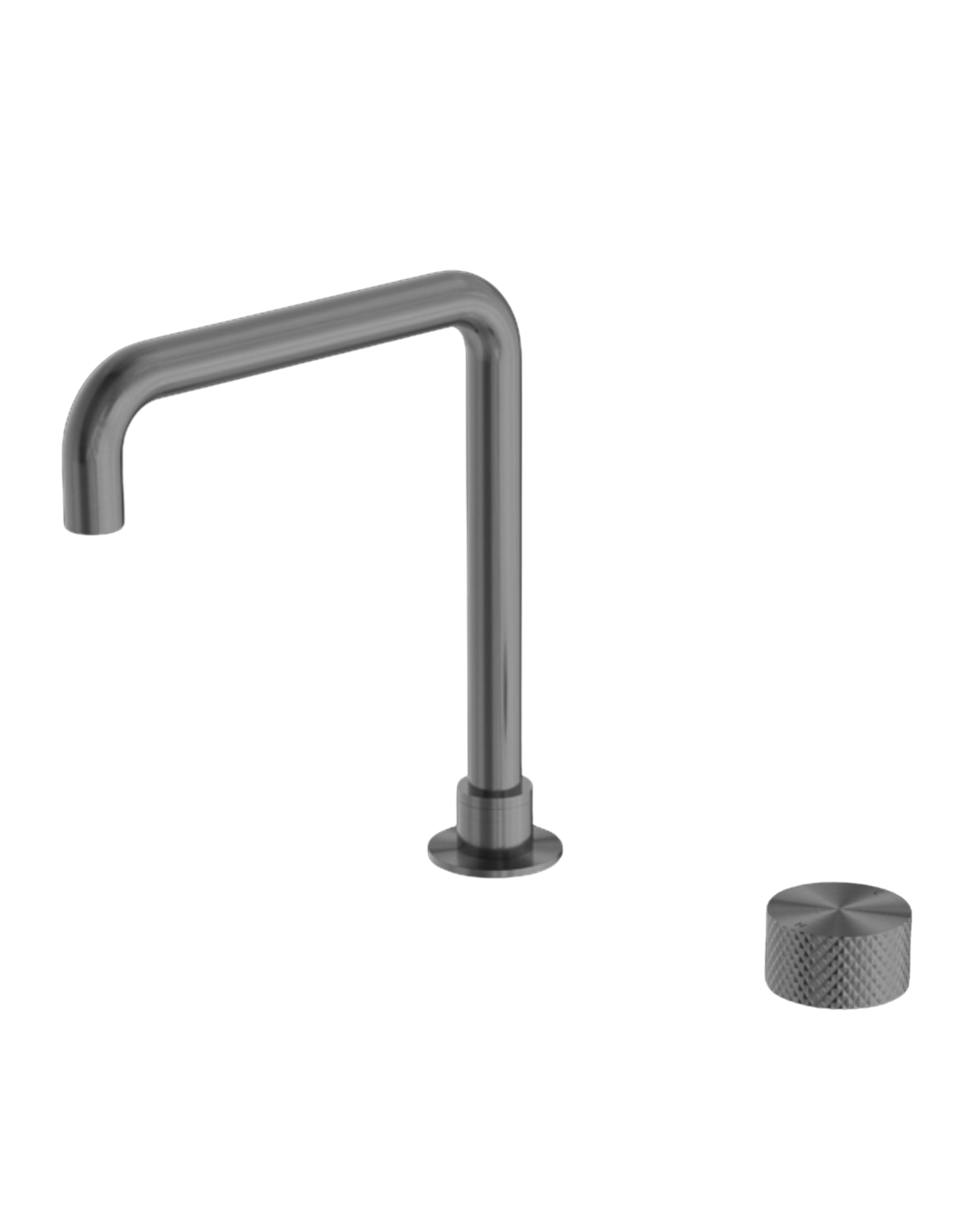Owen & Finch Progressive Wastafelmengkraan 2-Gats Hoog Model Brushed Graphite PVD (OF252001aGR)