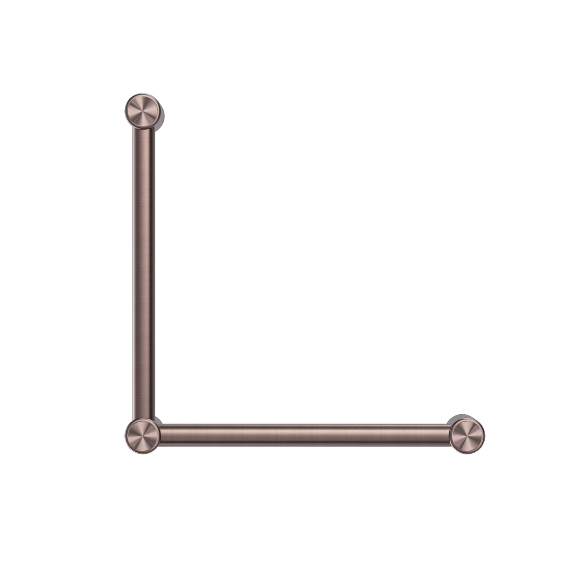 Owen & Finch RVS Care 32mm Wandgreep 90 Graden 450x450MM Doorlopend Geborsteld Satijn Brons (OFCR3290aBZ)