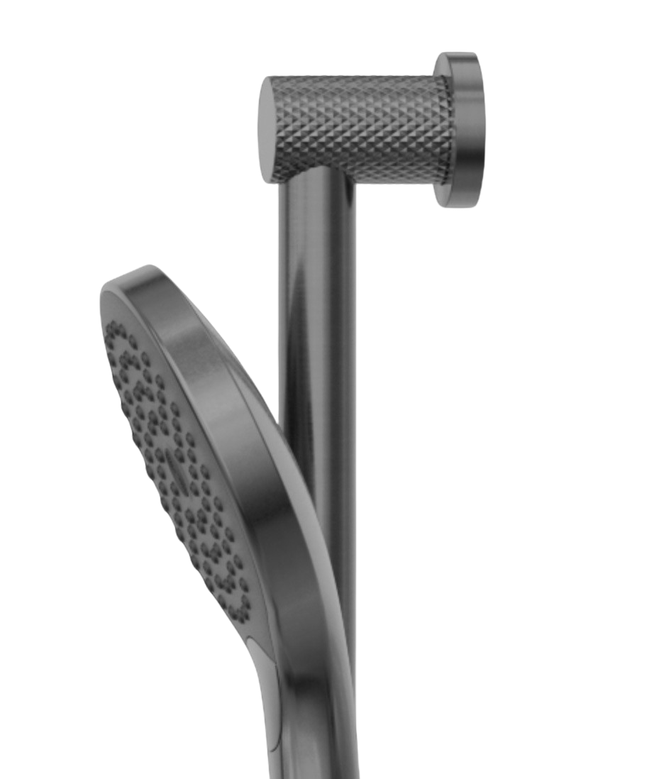 Owen & Finch Air Shower Handdouche Met Glijstang Geborsteld Grafiet PVD (OF251905gGM)