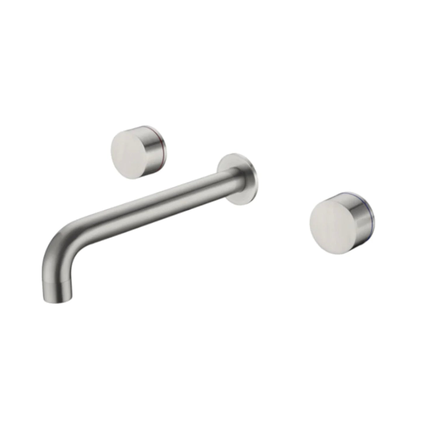 Owen & Finch Kara 3-Gats Inbouw Wastafelmengkraan Brushed Nickel
