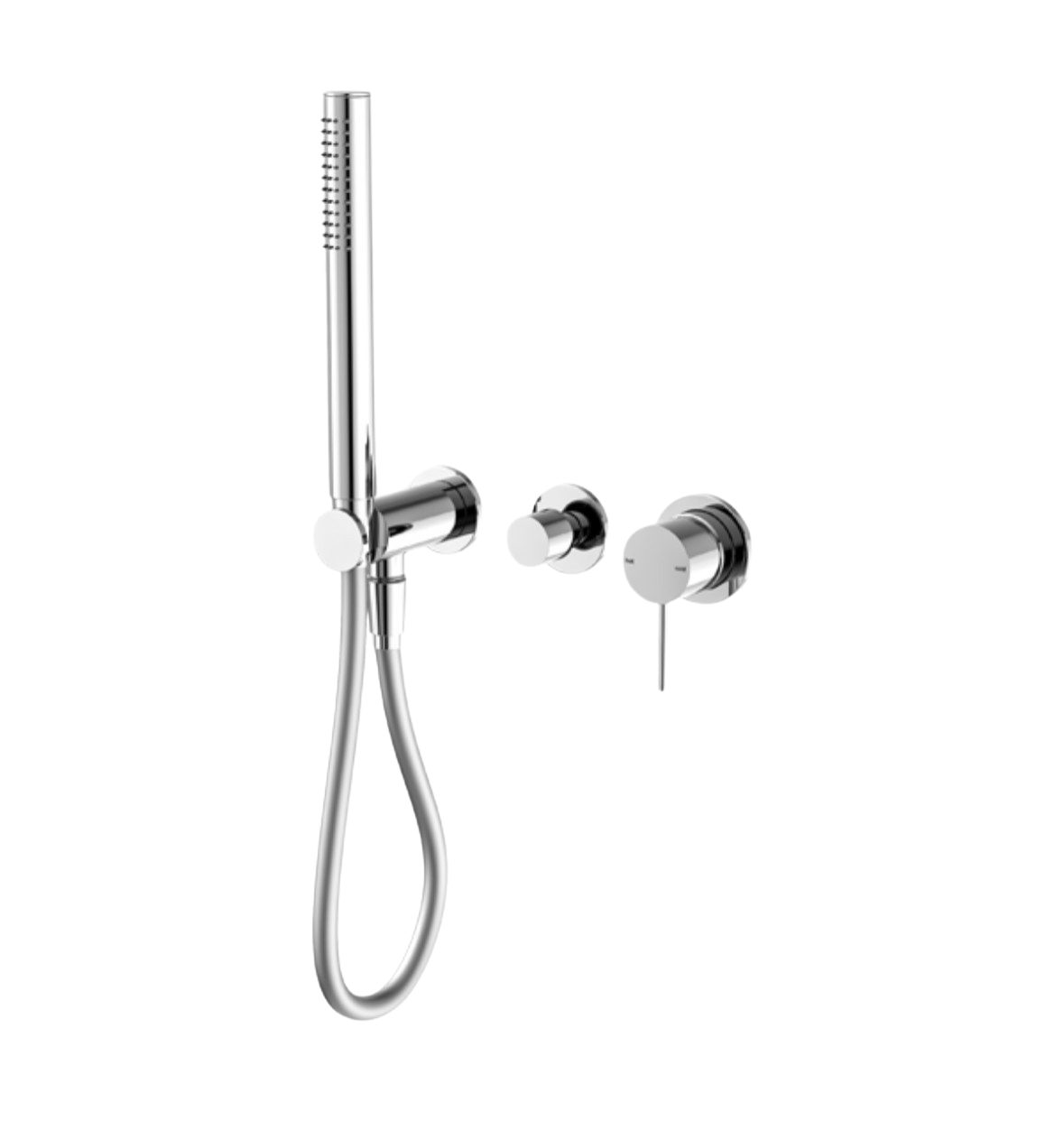 Owen & Finch Mecca 3-Gats Inbouw Badmengkraan Met Staafhanddouche En Horizontale Omstelling Chrome