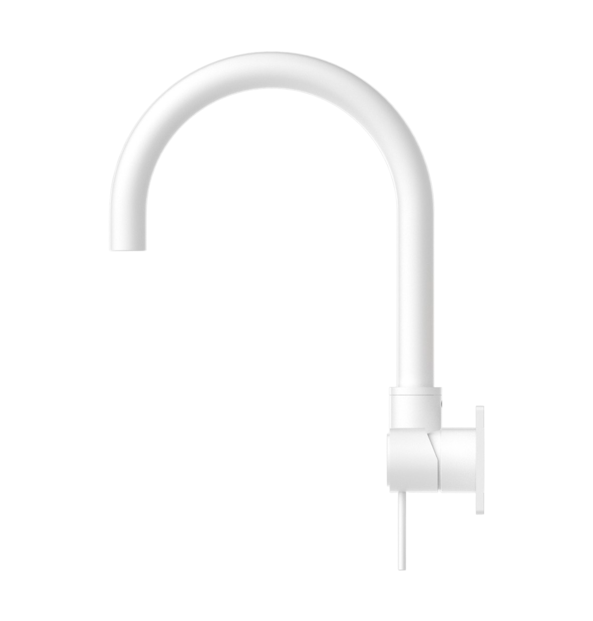 Owen & Finch Mecca 2-Gats Inbouw Draaibare Wastafel- Badmengkraan Met Achterplaat Matte White