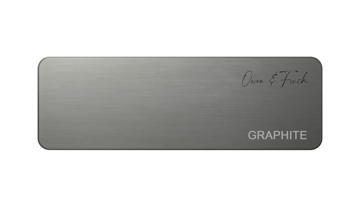 Sample Brushed Graphite PVD