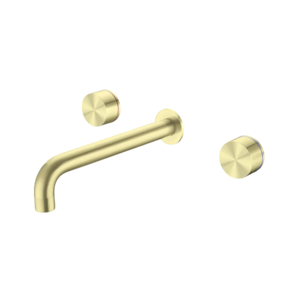 Owen & Finch Kara 3-Gats Inbouw Wastafelmengkraan Brushed Champagne Gold PVD