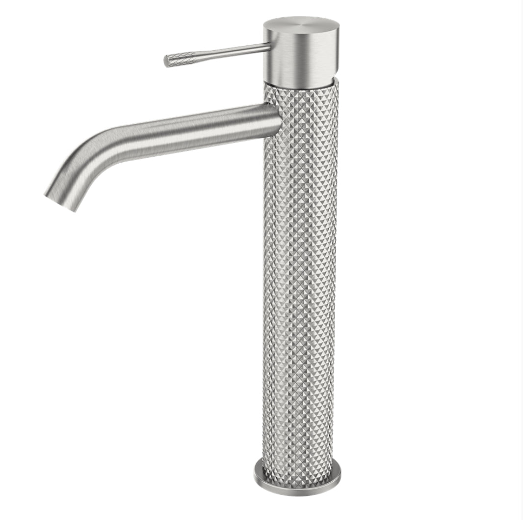 Owen & Finch Opal Wastafelmengkraan 1-Gats Hoog Model Brushed Nickel PVD