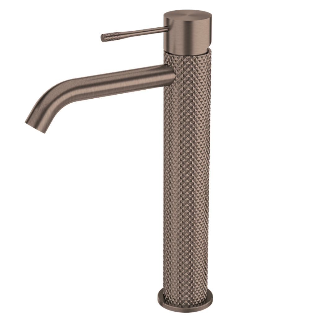 Owen & Finch Opal Wastafelmengkraan 1-Gats Hoog Model Brushed Satin Bronze PVD