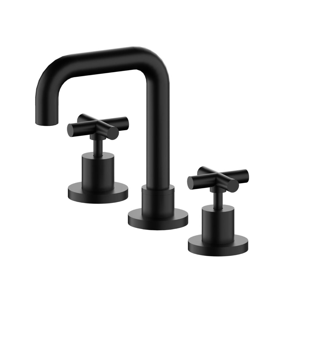 Owen & Finch X-Plus Wastafelmengkraan 3-Gats Matte Black