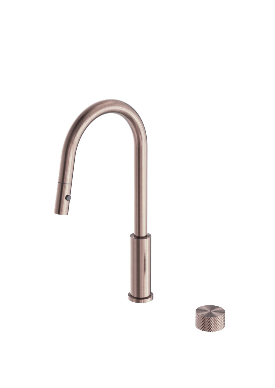 Owen & Finch Opal Progressive 1-Gats Keukenmengkraan Pull Out Brushed Satin Bronze PVD